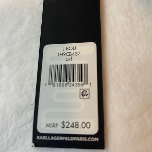 Karl Lagerfeld black shoulder bag, NWT - Picture 7 of 11